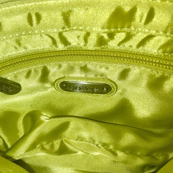Botkier Sateen Shoulder Bag w/ Heavy Chain - Lime Green - Like New $295 MSRP - Picture 11 of 16